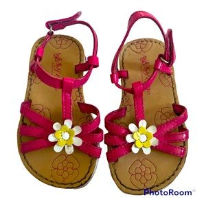 Baby girl sandals with flower